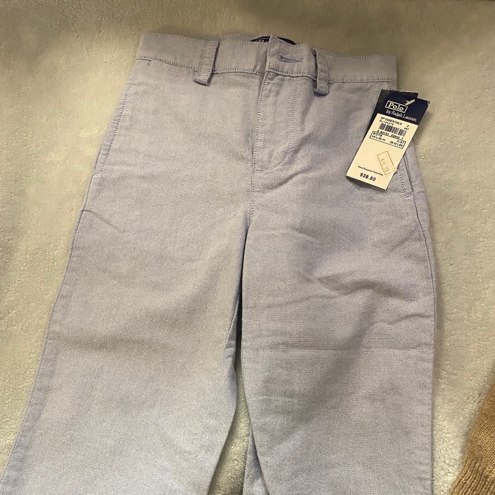 NWT Tan Boys Linen Dress Pants 2T
